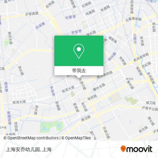 上海安乔幼儿园地图