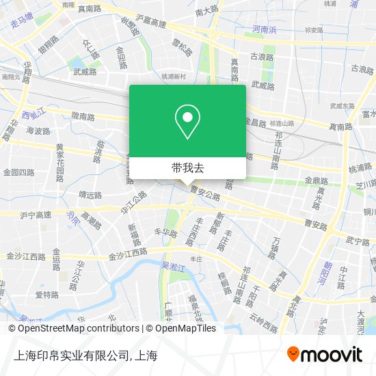 上海印帛实业有限公司地图