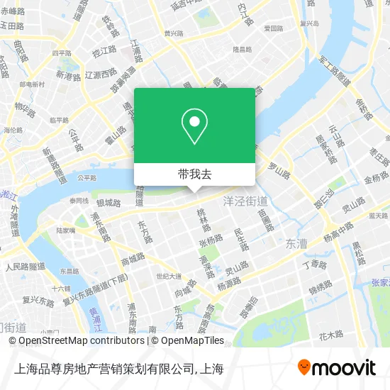 上海品尊房地产营销策划有限公司地图