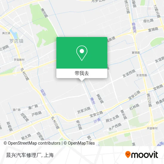 晨兴汽车修理厂地图