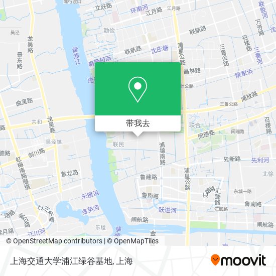 上海交通大学浦江绿谷基地地图