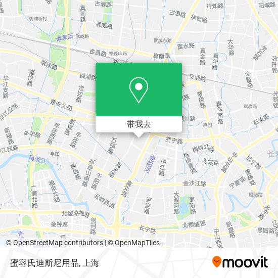 蜜容氏迪斯尼用品地图