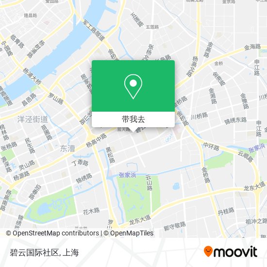 碧云国际社区地图