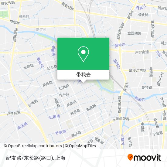 纪友路/东长路(路口)地图