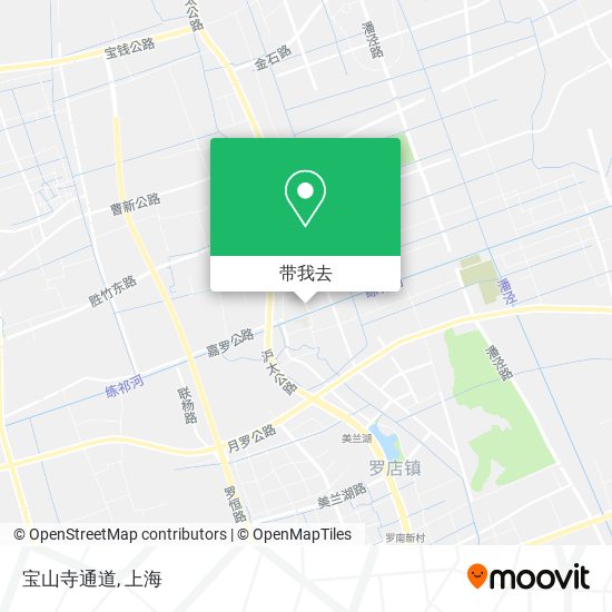 宝山寺通道地图