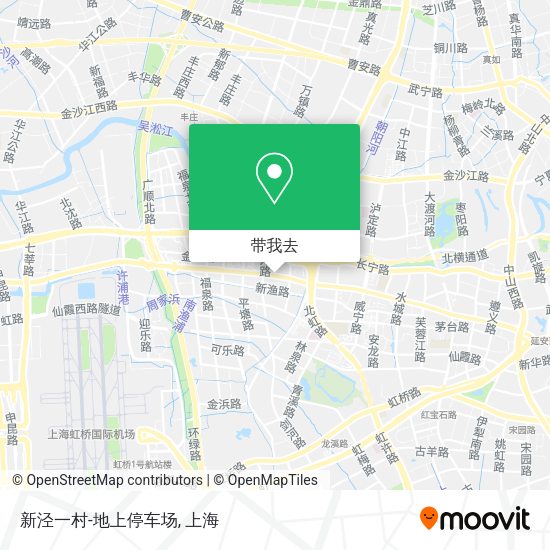 新泾一村-地上停车场地图