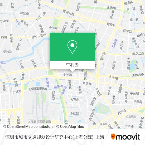 深圳市城市交通规划设计研究中心(上海分院)地图