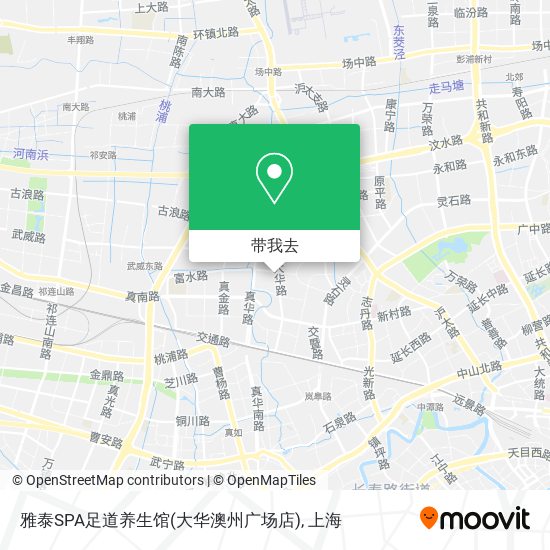 雅泰SPA足道养生馆(大华澳州广场店)地图