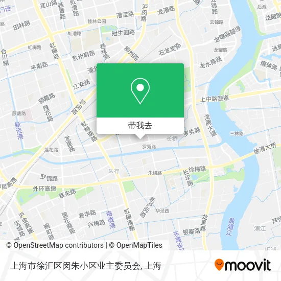 上海市徐汇区闵朱小区业主委员会地图