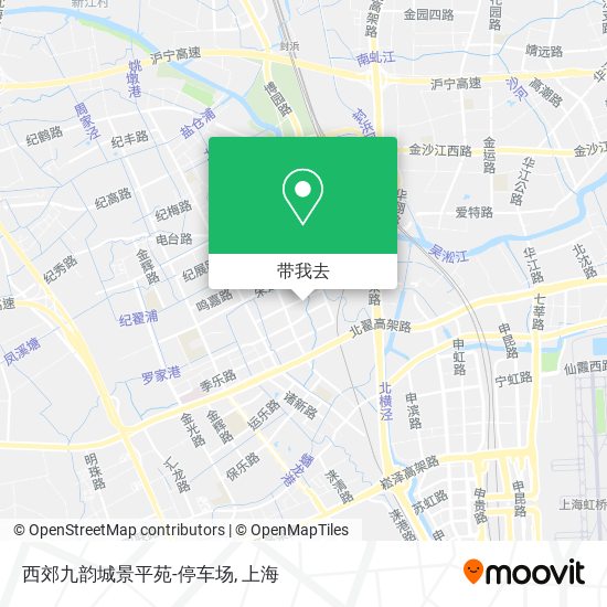 西郊九韵城景平苑-停车场地图