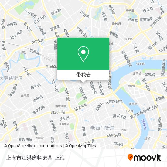 上海市江洪磨料磨具地图
