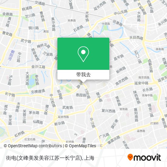 街电(文峰美发美容江苏一长宁店)地图