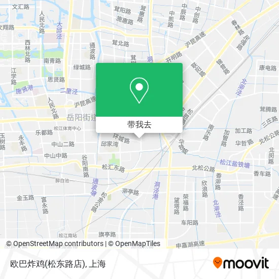 欧巴炸鸡(松东路店)地图