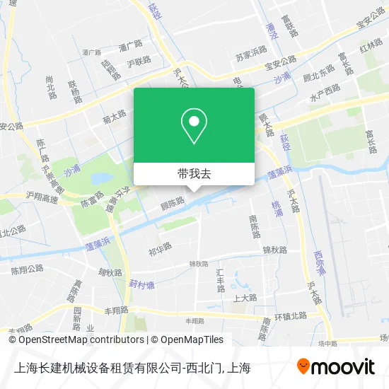 上海长建机械设备租赁有限公司-西北门地图