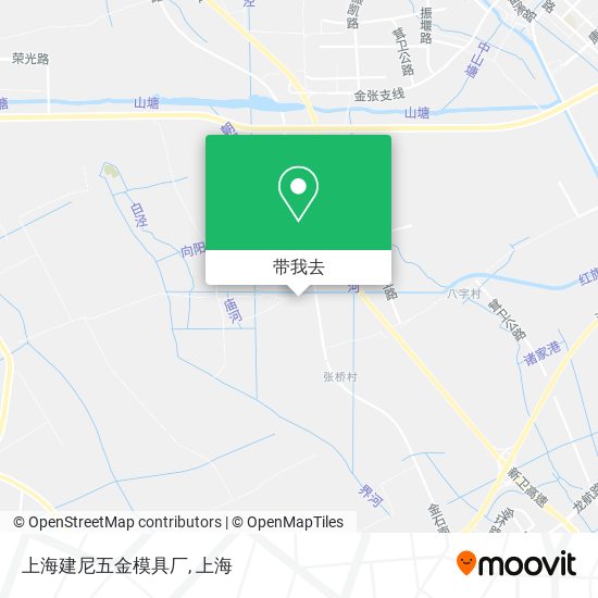 上海建尼五金模具厂地图