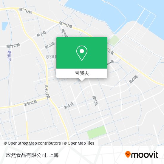 应然食品有限公司地图