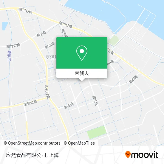 应然食品有限公司地图