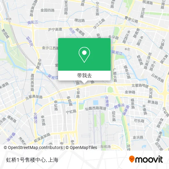 虹桥1号售楼中心地图