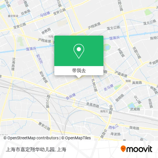 上海市嘉定翔华幼儿园地图