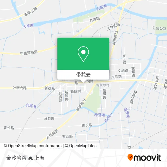 金沙湾浴场地图