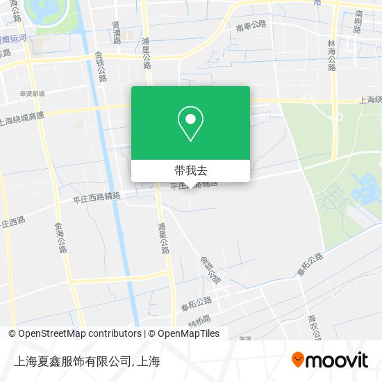 上海夏鑫服饰有限公司地图