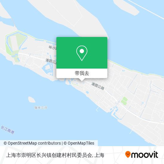 上海市崇明区长兴镇创建村村民委员会地图