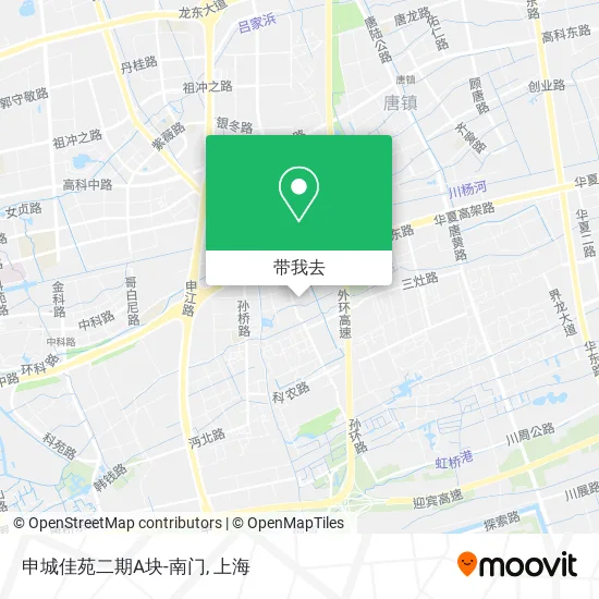 申城佳苑二期A块-南门地图