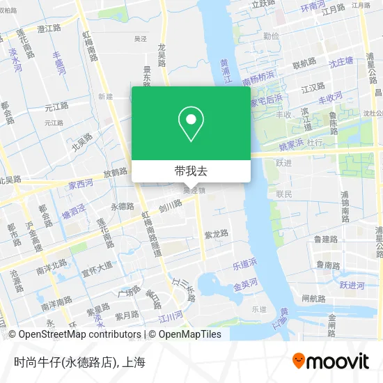 时尚牛仔(永德路店)地图