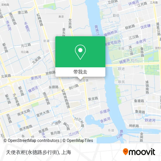 天使衣柜(永德路步行街)地图