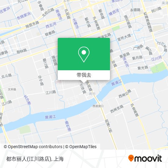 都市丽人(江川路店)地图