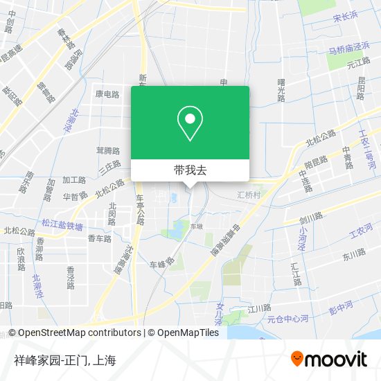 祥峰家园-正门地图