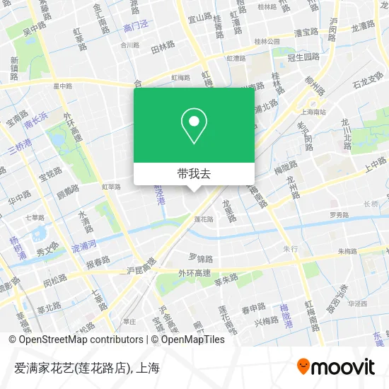 爱满家花艺(莲花路店)地图