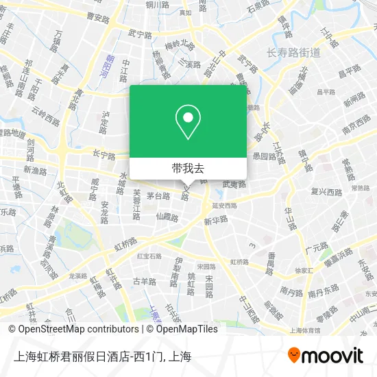上海虹桥君丽假日酒店-西1门地图