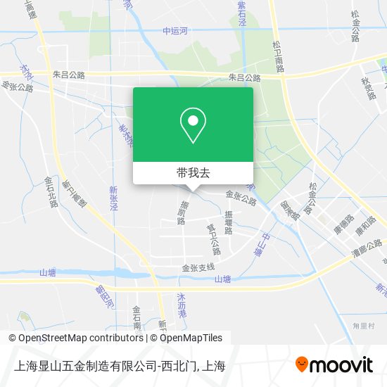 上海显山五金制造有限公司-西北门地图