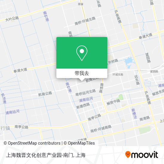 上海魏晋文化创意产业园-南门地图