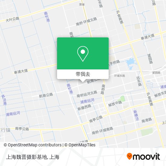 上海魏晋摄影基地地图