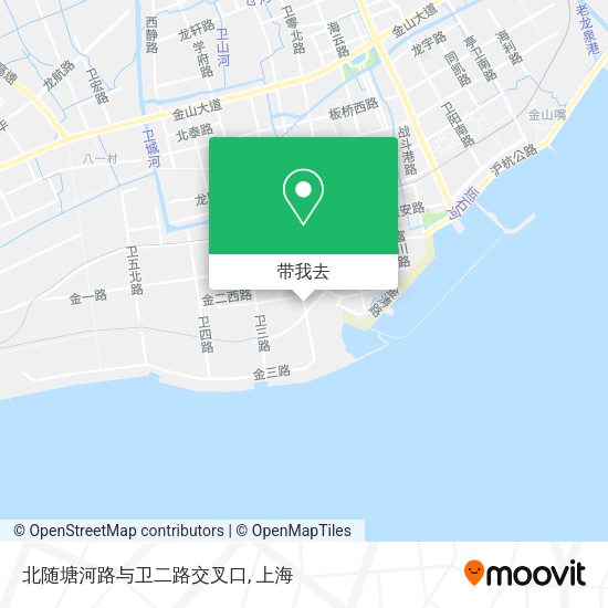 北随塘河路与卫二路交叉口地图