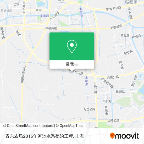 青东农场2016年河道水系整治工程地图