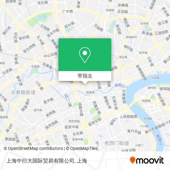 上海中衍大国际贸易有限公司地图