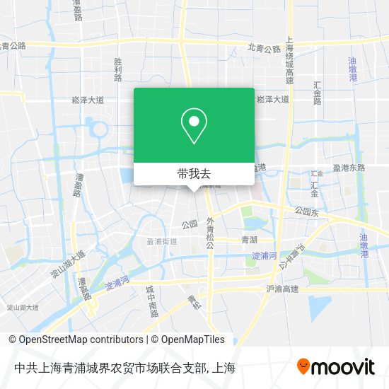 中共上海青浦城界农贸市场联合支部地图