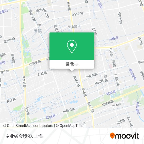 专业钣金喷漆地图