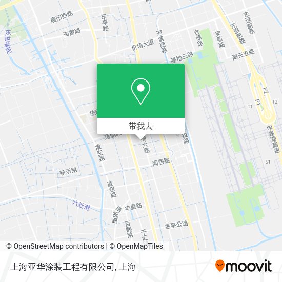 上海亚华涂装工程有限公司地图