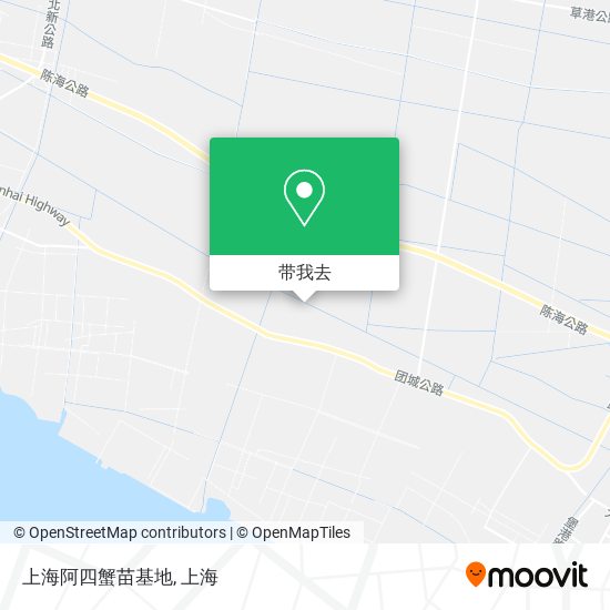 上海阿四蟹苗基地地图