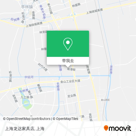 上海龙达家具店地图