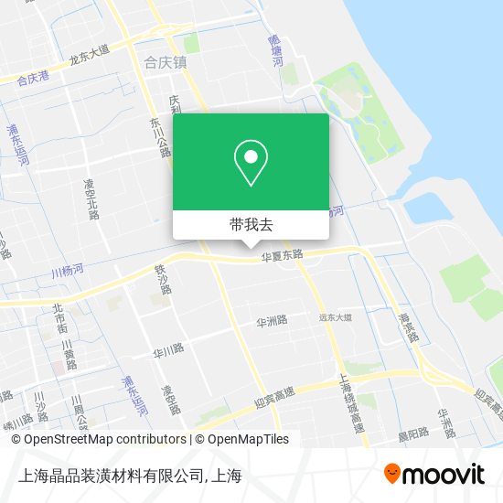 上海晶品装潢材料有限公司地图