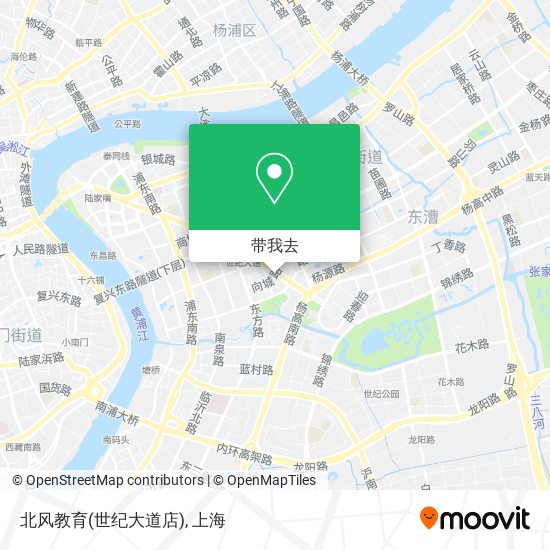 北风教育(世纪大道店)地图