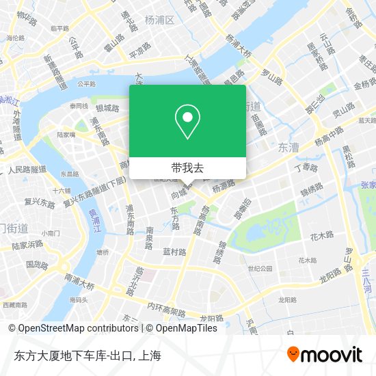 东方大厦地下车库-出口地图