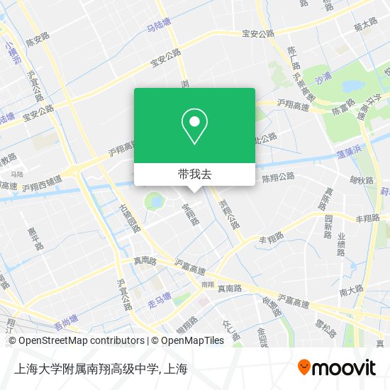 上海大学附属南翔高级中学地图