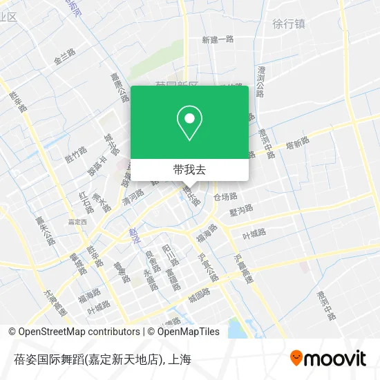 蓓姿国际舞蹈(嘉定新天地店)地图
