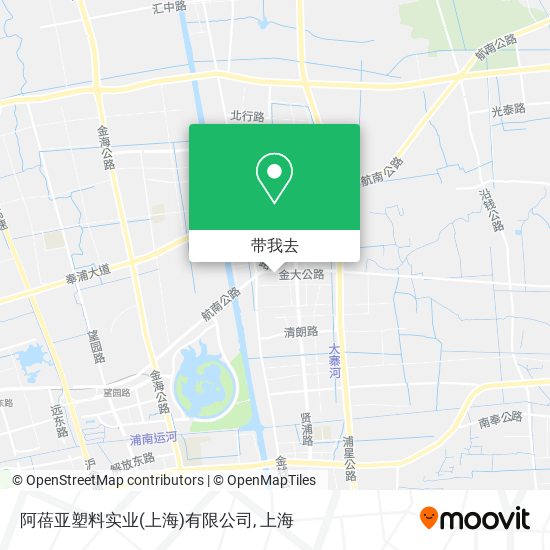 阿蓓亚塑料实业(上海)有限公司地图